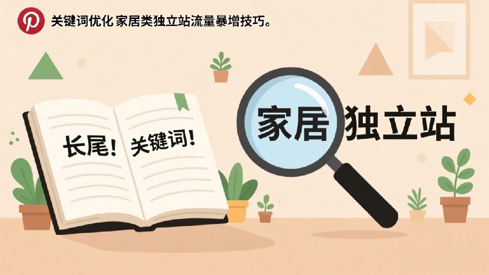 Pinterest长尾关键词实战：家居独立站低成本引流暴增指南