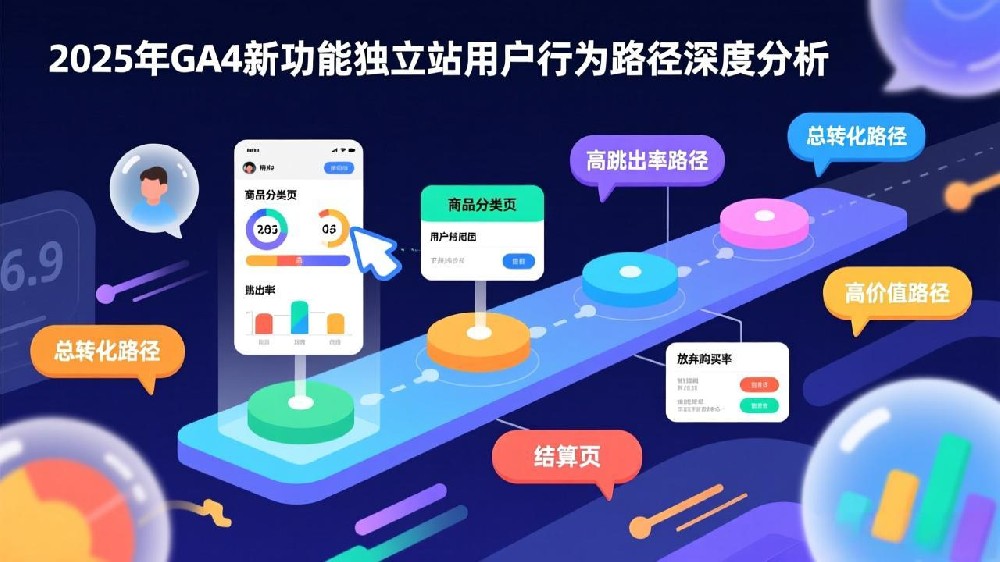 2025年GA4新功能：如何深度分析独立站用户行为路径优化指南