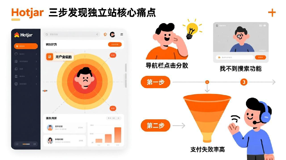 用Hotjar洞察用户行为：三步发现独立站核心痛点
