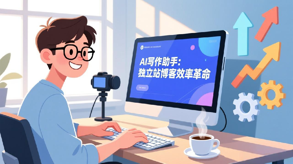 AI写作助手：独立站博客的效率革命与潜在风险