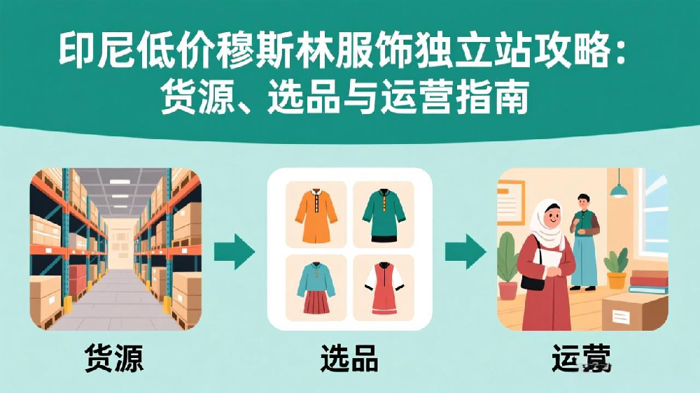 印尼低价穆斯林服饰独立站攻略：货源、选品与运营指南