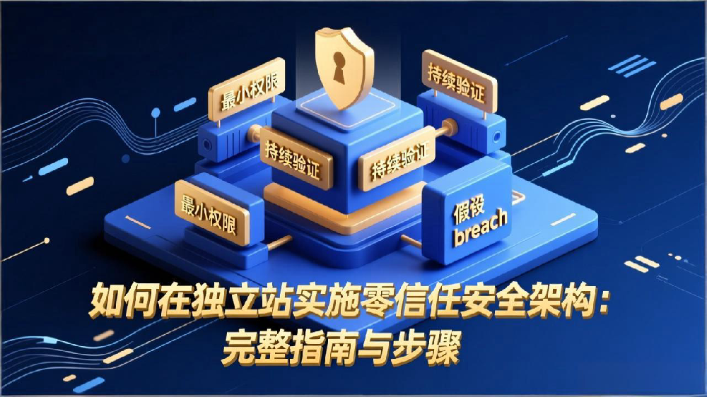 如何在独立站实施零信任安全架构：完整指南与步骤