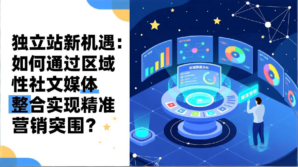 独立站新机遇：如何通过区域性社交媒体整合实现精准营销突围？