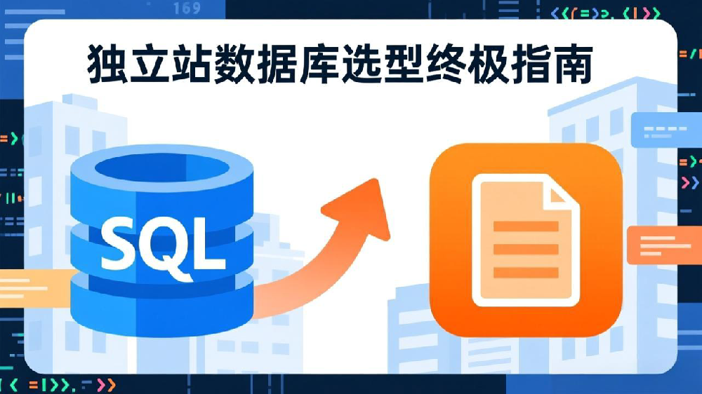 MySQL vs MongoDB：独立站数据库选型终极指南