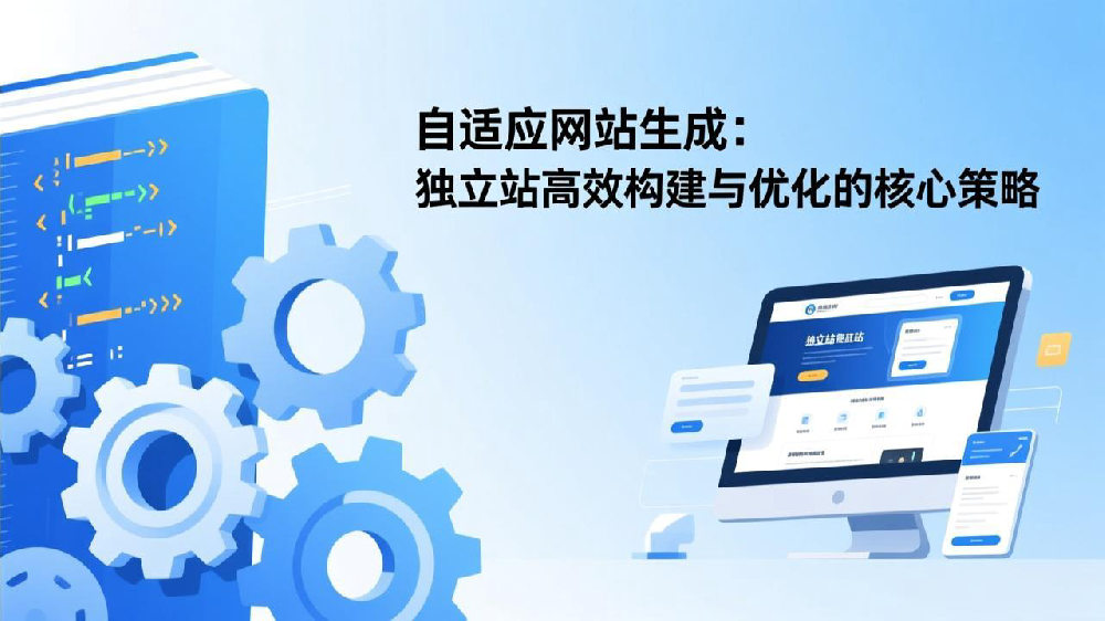 自适应网站生成：独立站高效构建与优化的核心策略