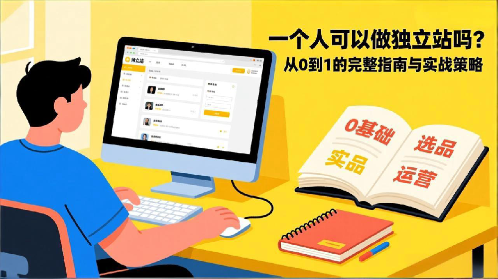 一个人可以做独立站吗？从0到1的完整指南与实战策略