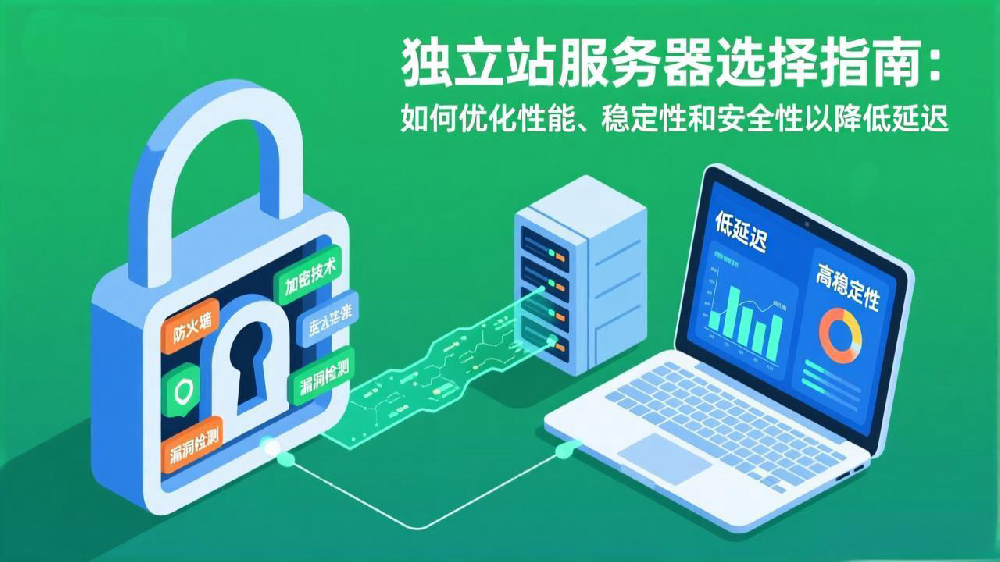 独立站服务器选择指南：如何优化性能、稳定性和安全性以降低延迟