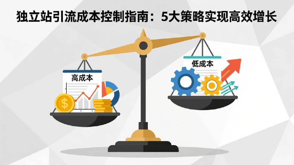 独立站引流成本（CAC）控制指南：5大策略实现高效增长