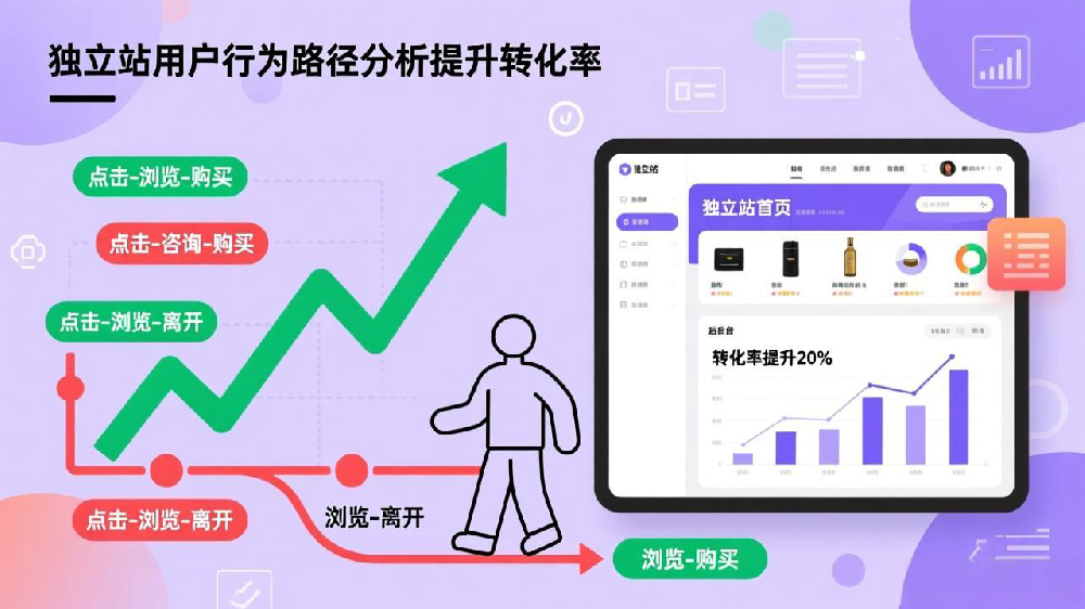 如何利用用户行为路径分析优化独立站提升转化率？