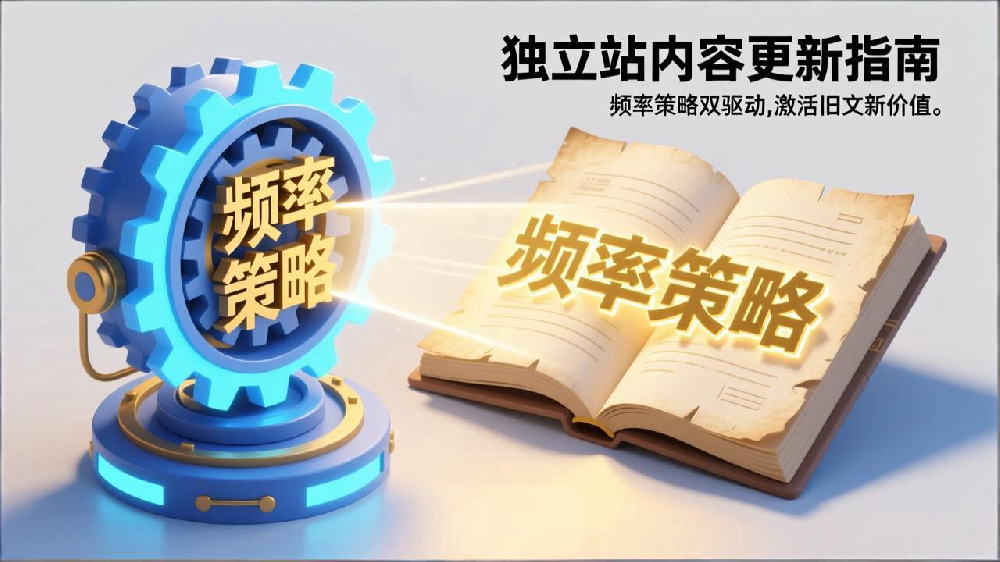 独立站内容更新指南：频率策略双驱动，激活旧文新价值