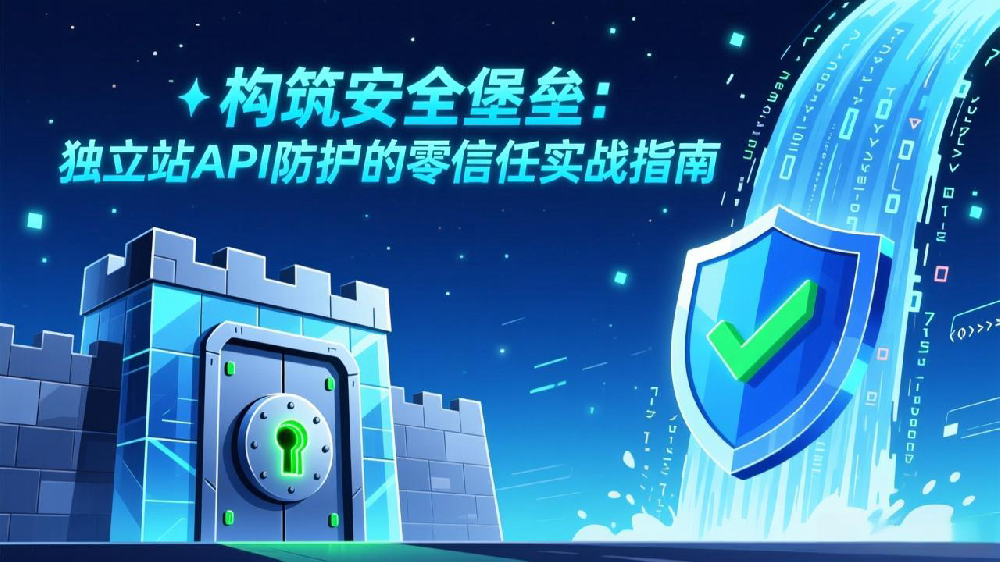构筑安全堡垒：独立站API防护的零信任实战指南