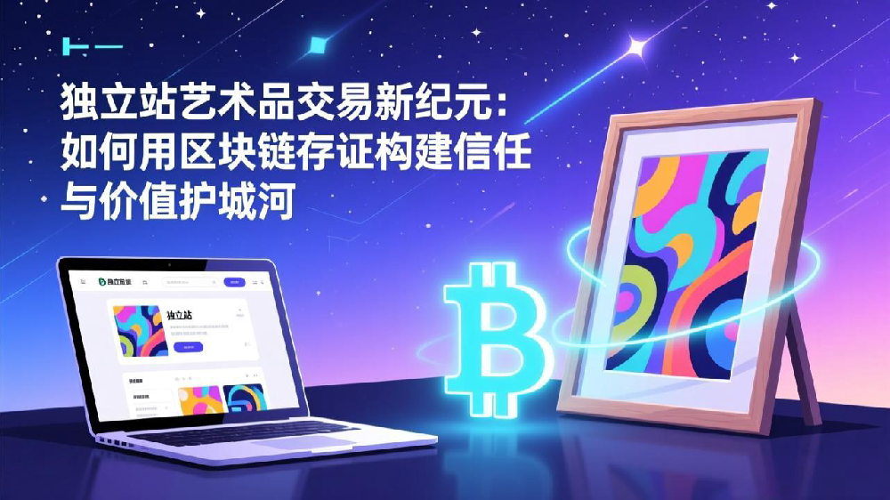 独立站艺术品交易新纪元：如何用区块链存证构建信任与价值护城河