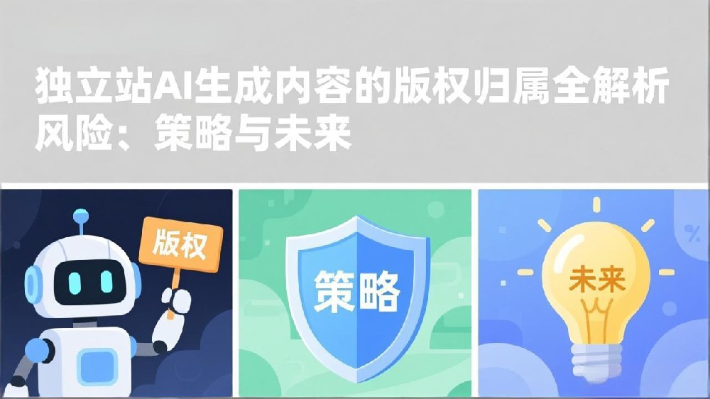 独立站AI生成内容的版权归属全解析：风险、策略与未来