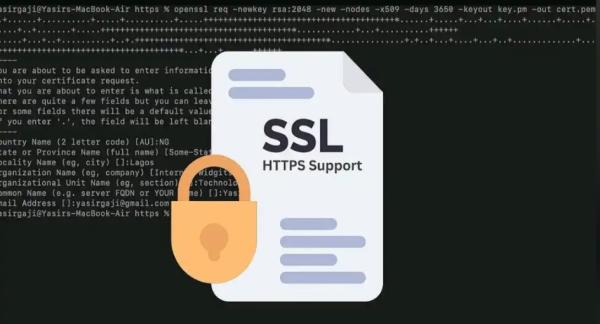 独立站通常使用基于非对称加密的SSL证书保护数据传输