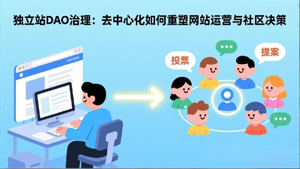 独立站DAO治理：去中心化如何重塑网站运营与社区决策