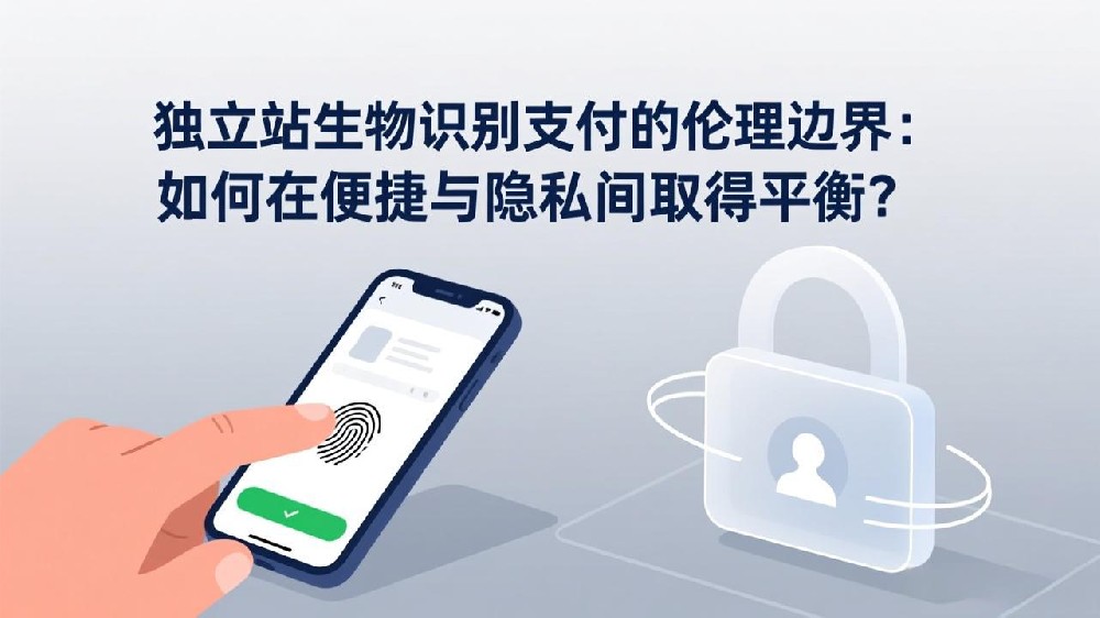 独立站生物识别支付的伦理边界：如何在便捷与隐私间取得平衡？