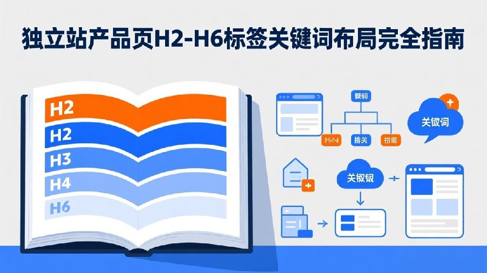 独立站产品页H2-H6标签关键词布局完全指南