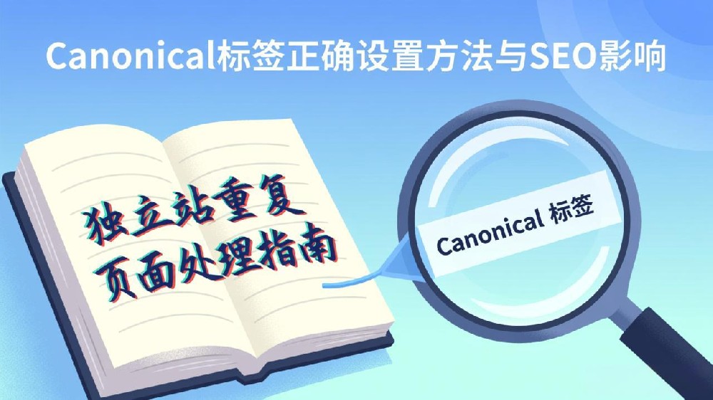 独立站重复页面处理指南：Canonical标签正确设置方法与SEO影响
